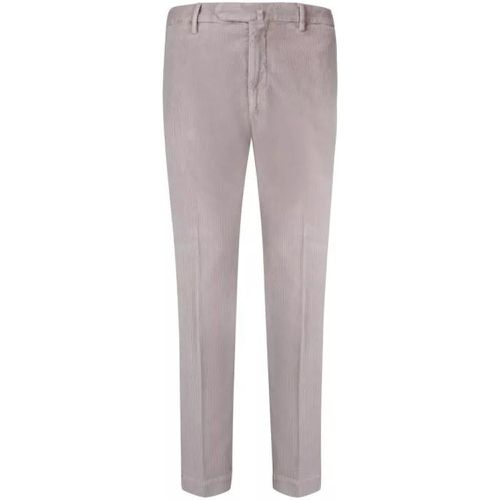 Cotton Trousers - Größe 50 - gray - Dell'oglio - Modalova