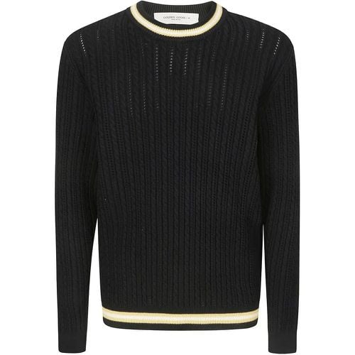 Long-Sleeved Cable Sweater - Größe S - Golden Goose - Modalova