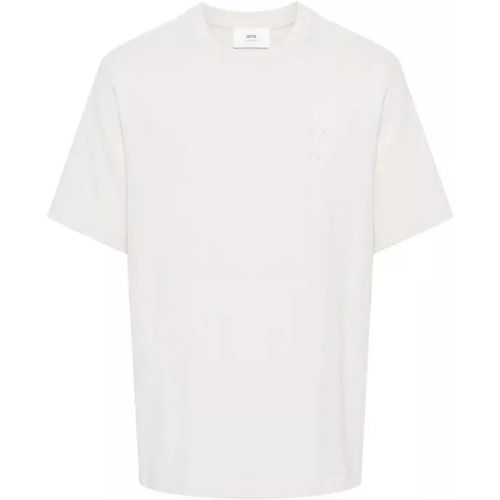 Ami De Couer Cream White Cotton T-Shirt - Größe XL - white - AMI Paris - Modalova