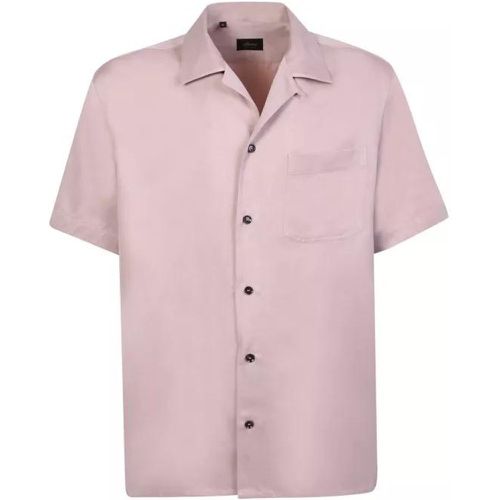 Cotton-Linen Blend Shirt - Größe L - pink - Brioni - Modalova