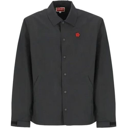 Black Tech Fabric Shirt - Größe L - schwarz - Kenzo - Modalova