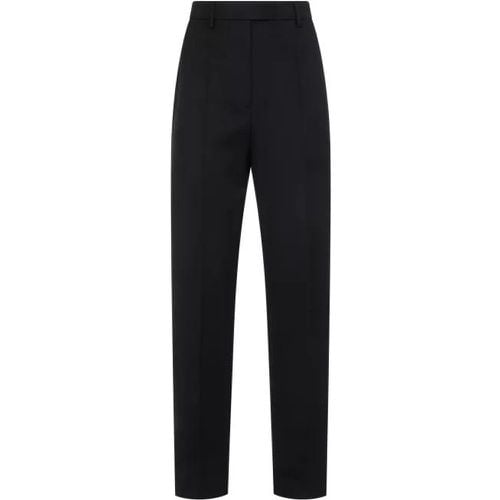 Black Wool Trousers - Größe 40 - black - Prada - Modalova