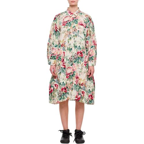 Flower Pattern Printed Shirt Dress - Größe XS - Junya Watanabe - Modalova