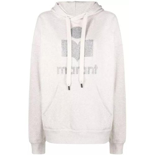 Logo-Print Light Grey Hoodie - Größe 34 - Etoile Isabel Marant - Modalova