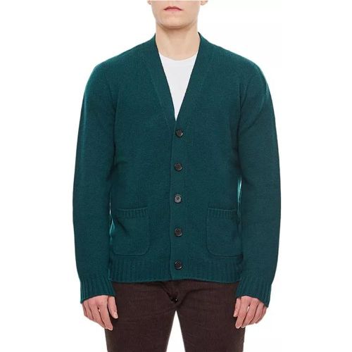Wool Cardigan Sweater - Größe 46 - green - Drumohr - Modalova