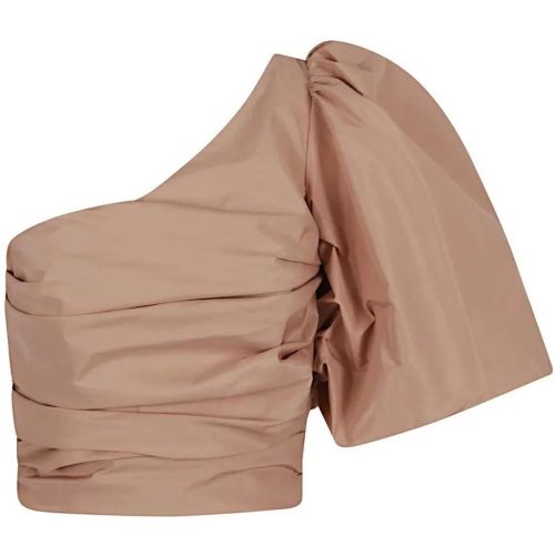 One-Shoulder Blush Taffeta Top - Größe 38 - pinko - Modalova