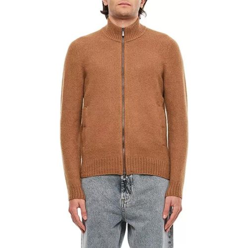 Wool Cardigan Sweater - Größe 54 - brown - Drumohr - Modalova