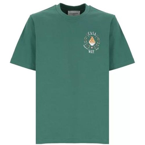 Casa Way T-Shirt - Größe XL - green - Casablanca - Modalova