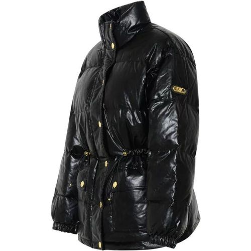 Black Polyurethane Jacket - Größe M - black - Michael Kors - Modalova