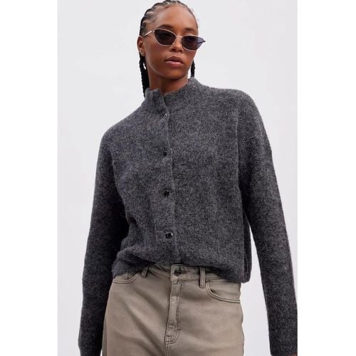 Grau melierter Cardigan - Größe M - Gestuz - Modalova