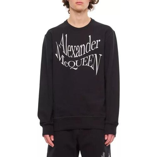 Cotton Sweatshirt - Größe M - alexander mcqueen - Modalova