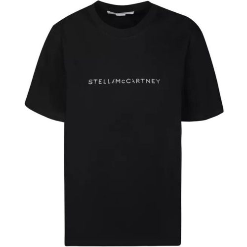 Cotton T-Shirt - Größe S - black - Stella Mccartney - Modalova