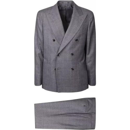 Vesuvio Grey Suit - Größe 48 - gray - Tagliatore - Modalova