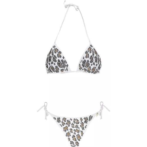 All-Over Strass White Bikini - Größe S - weiß - Fisico - Modalova