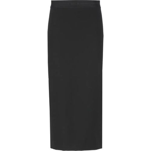 Virgin Wool Skirt - Größe 42 - schwarz - MSGM - Modalova