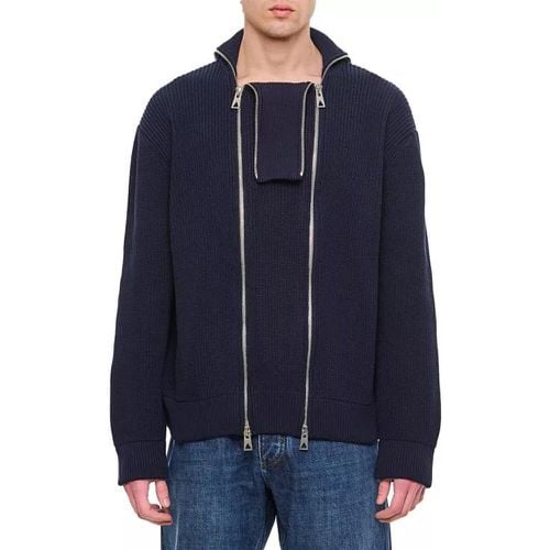 Double Zip Sweater - Größe M - blue - Bottega Veneta - Modalova