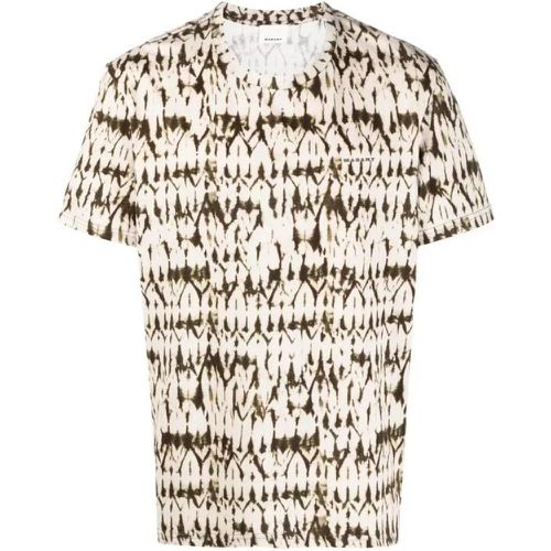 T-Shirt Marant Abstract Print Khaki - Größe M - multi - Isabel marant - Modalova