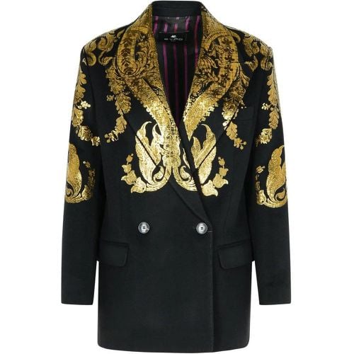 Blazer In Black Cashmere Blend - Größe 38 - ETRO - Modalova