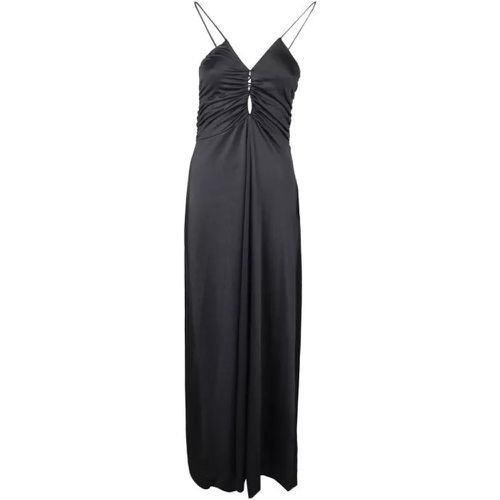 Crossover-Strap Maxi Dress - Größe 34 - black - Ganni - Modalova