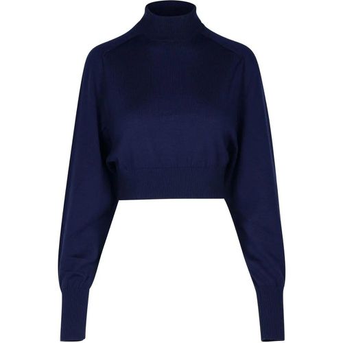 Ululato' Blue Virgin Wool Turtleneck Sweater - Größe XS - blau - SPORTMAX - Modalova