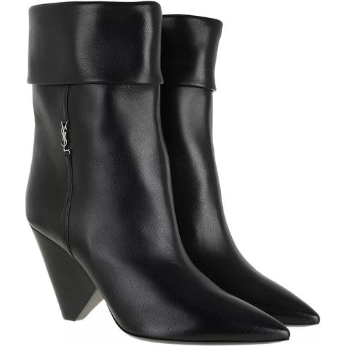 Boots & Stiefeletten - Niki Monogram Booties Smooth Leather - Gr. 37 (EU) - in - für Damen - Saint Laurent - Modalova