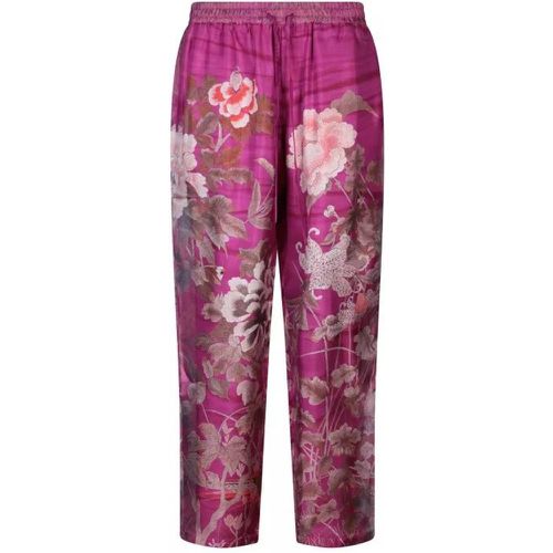 Pink Silk Trousers - Größe L - pink - Pierre-Louis Mascia - Modalova