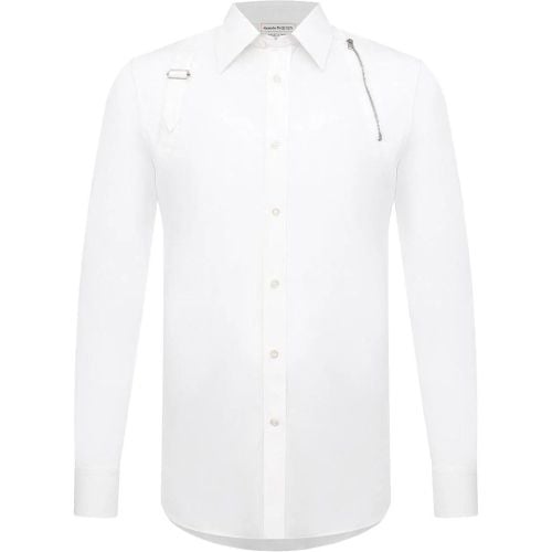 Cotton Shirt - Größe 41 - alexander mcqueen - Modalova