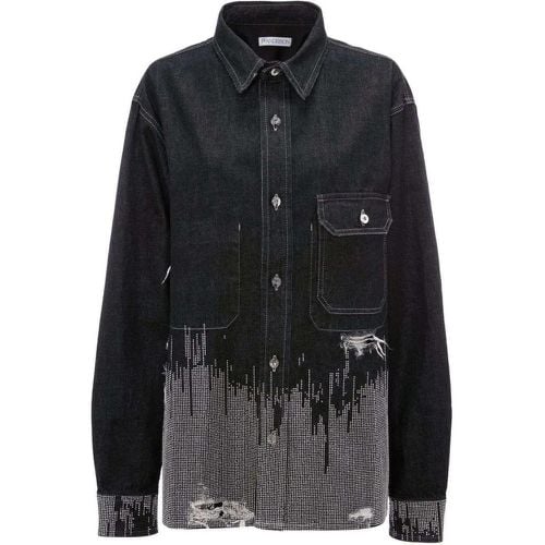 Studded Denim Shirt - Größe 4 - J.W.Anderson - Modalova