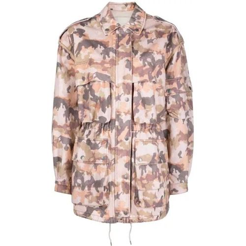 Elize Camouflage-Print Cotton Jacket - Größe 36 - Isabel marant - Modalova