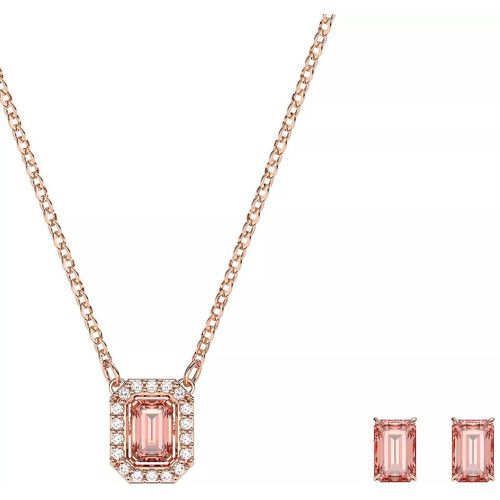 Ohrringe - Millenia set Octagon cut rose gold-tone plated - Gr. unisize - in - für Damen - Swarovski - Modalova