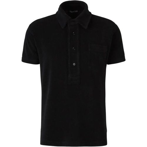 Velvet Knitted Polo - Größe 50 - Tom Ford - Modalova