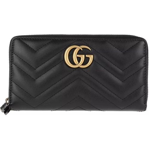 Portemonnaie - GG Marmont Zip Around Wallet Leather - Gr. unisize - in - für Damen - Gucci - Modalova