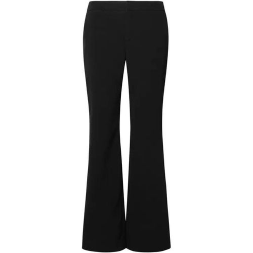 Black Viscose Trousers - Größe 36 - black - Balmain - Modalova