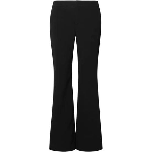 Black Viscose Trousers - Größe 38 - black - Balmain - Modalova