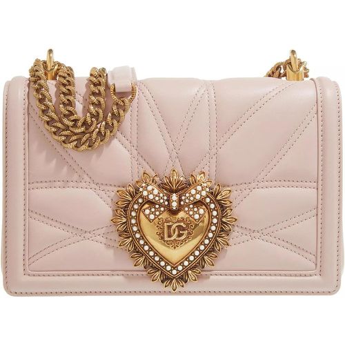 Crossbody Bags - Devotion Matelasse Quilted Shoulder Bag - Gr. unisize - in Gold - für Damen - Dolce&Gabbana - Modalova