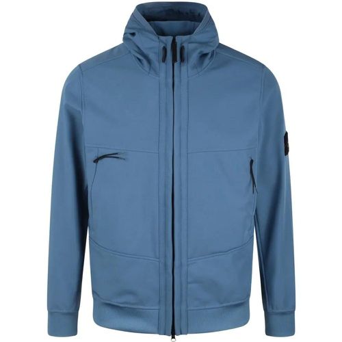 Soft Shell- Technology Hooded Jacket - Größe S - Stone Island - Modalova