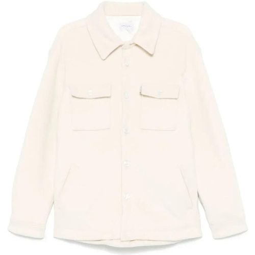 Brushed Effect Shirt Jacket - Größe L - Family First - Modalova