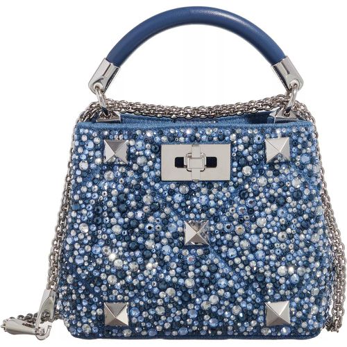 Satchels - Casual Style Denim Studded Bag - Gr. unisize - in - für Damen - Valentino Garavani - Modalova