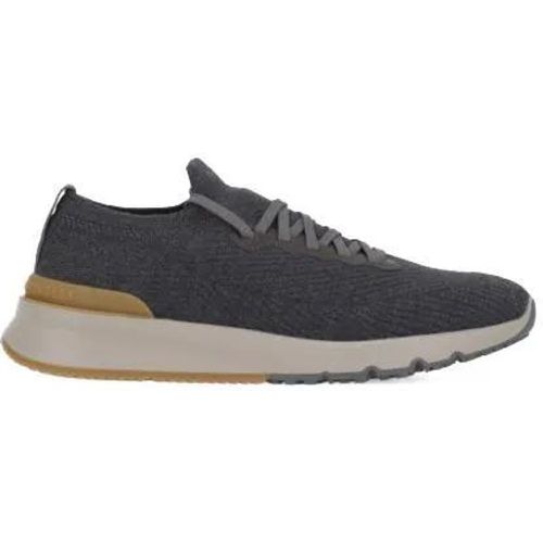 Sneakers - Grey Wool Knitted Sneakers - Gr. 43 (EU) - in - für Damen - BRUNELLO CUCINELLI - Modalova