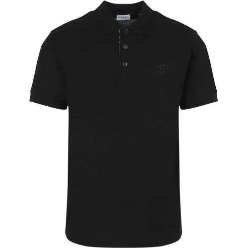 Black Cotton Eddie Polo - Größe S - schwarz - Burberry - Modalova