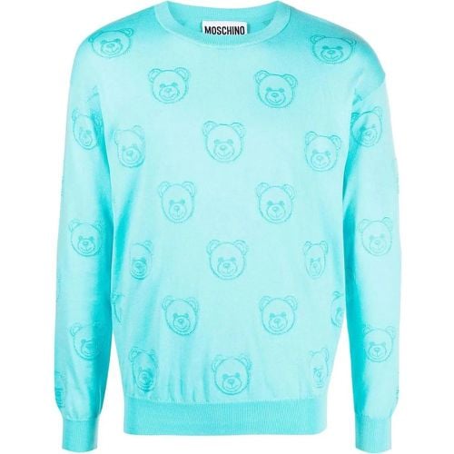 Sweaters Blue - Größe 50 - blue - Moschino - Modalova