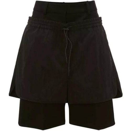 Double Black Shorts - Größe 8 - black - J.W.Anderson - Modalova