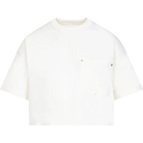 Chalk Cotton T-Shirt - Größe M - Bottega Veneta - Modalova