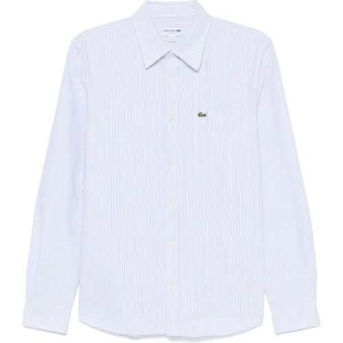 Hemd streep wit blauw - Größe 38 - Lacoste - Modalova