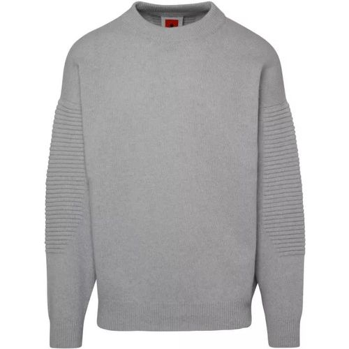 Grey Cashmere Blend Sweater - Größe L - gray - Ferrari - Modalova