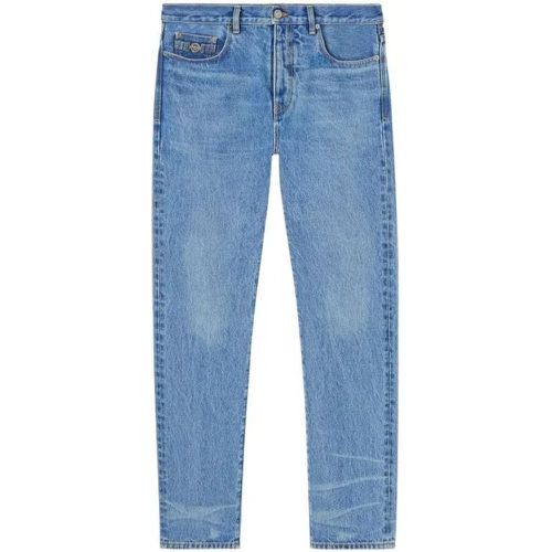 Blue Regular Fit Denim Pants - Größe 31 - blue - Versace - Modalova