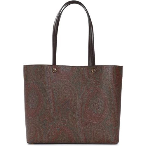 Totes & Shopper - Shopping Essential Brown Cotton Tote Bag - Gr. unisize - in - für Damen - ETRO - Modalova