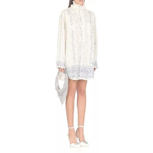 Cotton Mini Dress - Größe 42 - white - Philosophy Di Lorenzo Serafini - Modalova