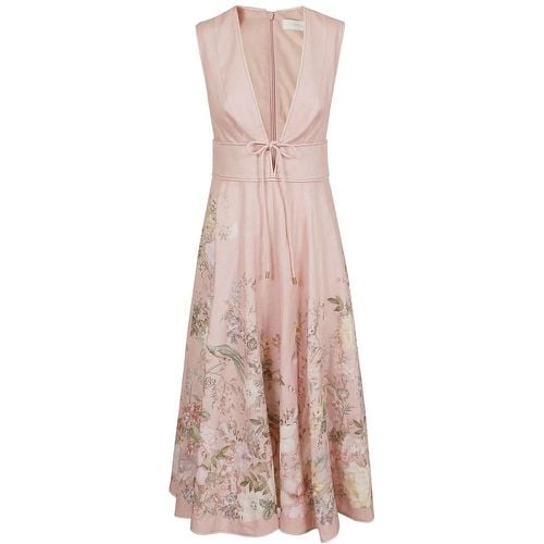 Waverly Plunge Midi Dress - Größe 1 - Zimmermann - Modalova