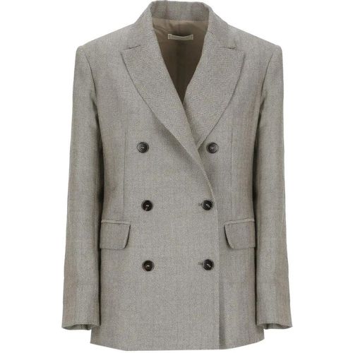 Double-Breasted Wool Gaula Blazer - Größe 40 - Antonelli - Modalova